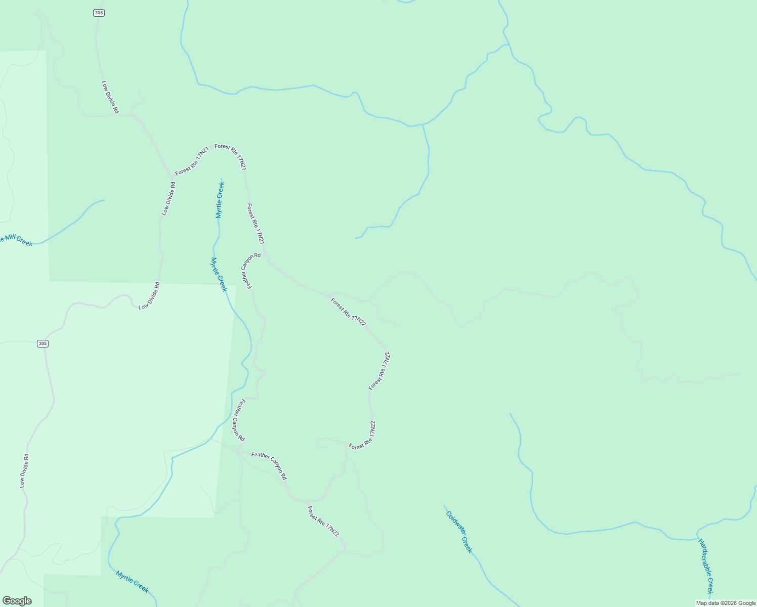 map of restaurants, bars, coffee shops, grocery stores, and more near 2800 Low Divide Road in Crescent City
