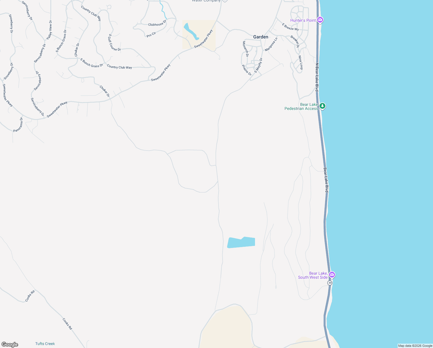 map of restaurants, bars, coffee shops, grocery stores, and more near in Garden