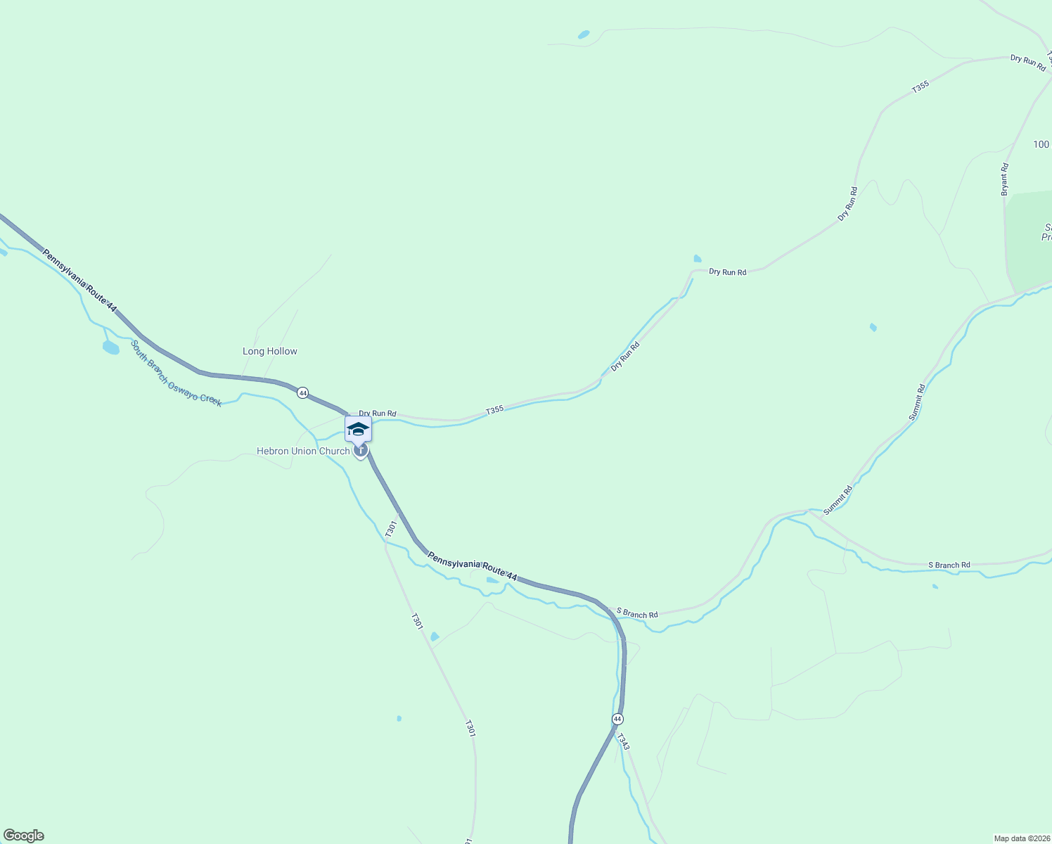 map of restaurants, bars, coffee shops, grocery stores, and more near 110 Dry Run Road in Coudersport