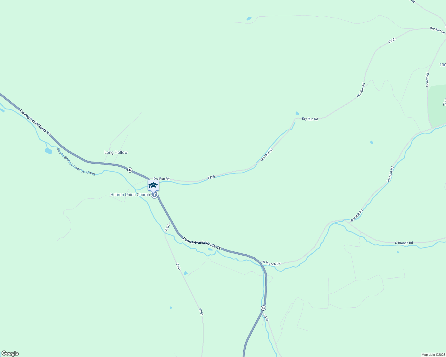 map of restaurants, bars, coffee shops, grocery stores, and more near 110 Dry Run Road in Coudersport