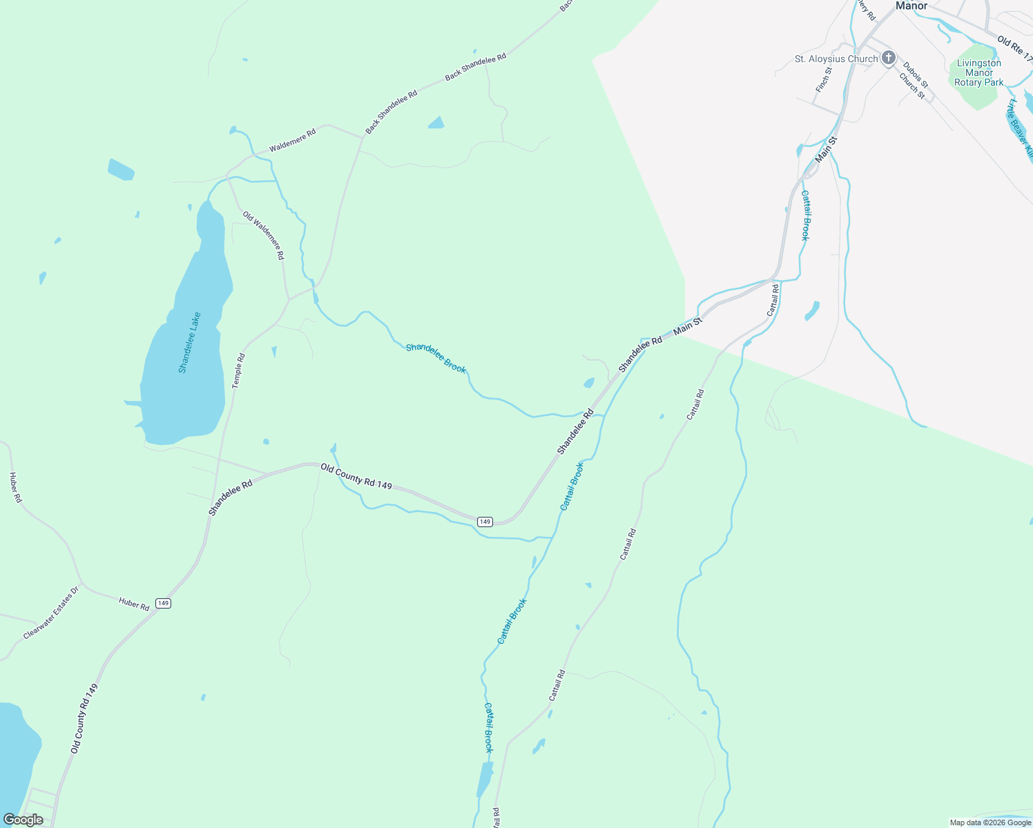 map of restaurants, bars, coffee shops, grocery stores, and more near 446 Shandelee Road in Livingston Manor
