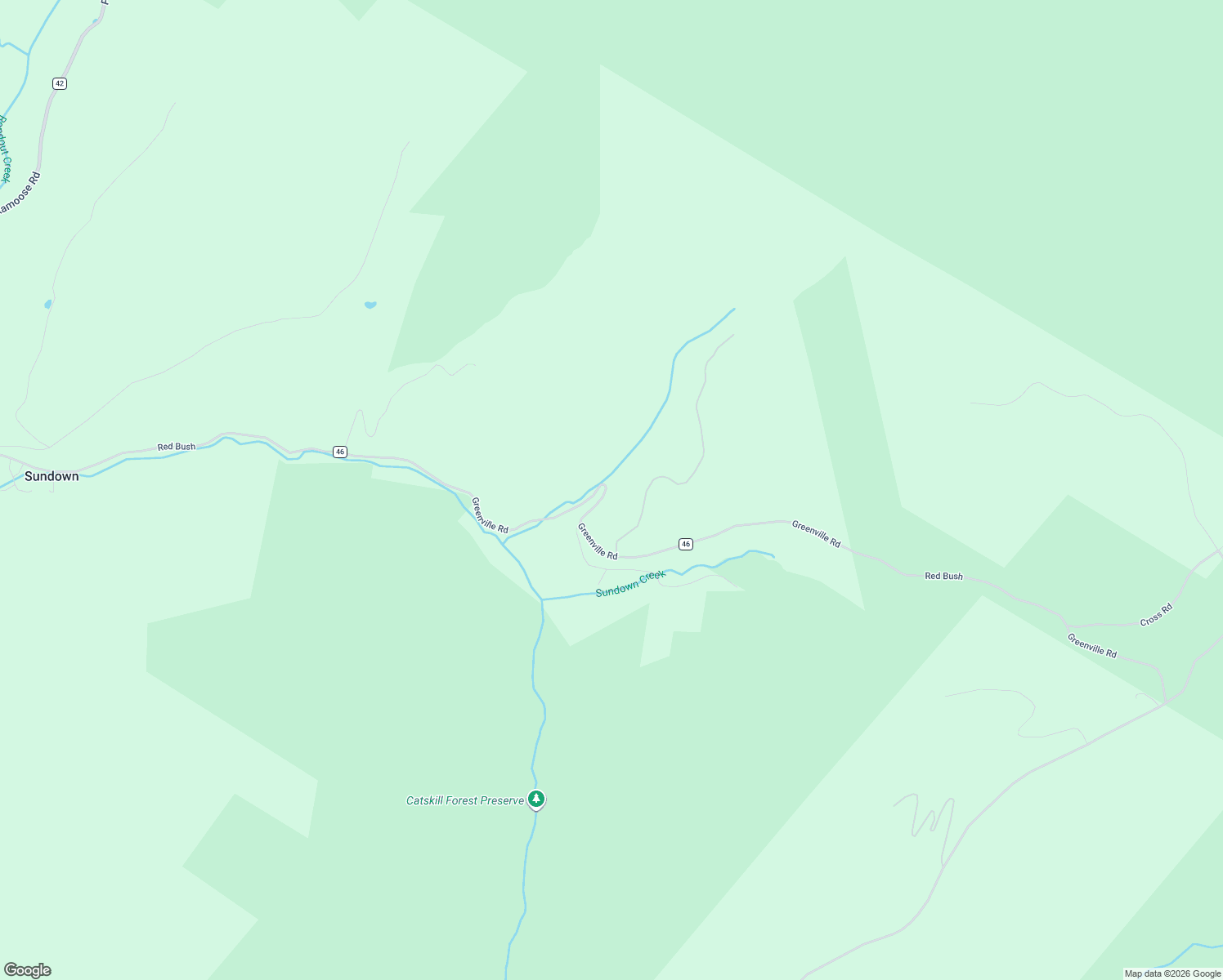 map of restaurants, bars, coffee shops, grocery stores, and more near 351 Greenville Road in Sundown