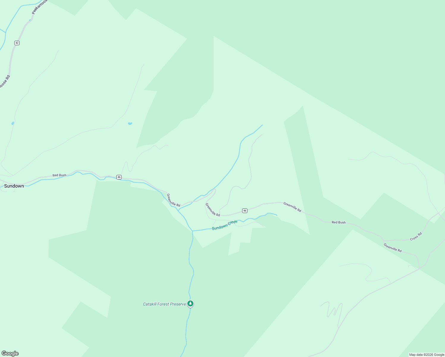 map of restaurants, bars, coffee shops, grocery stores, and more near 351 Greenville Road in Sundown