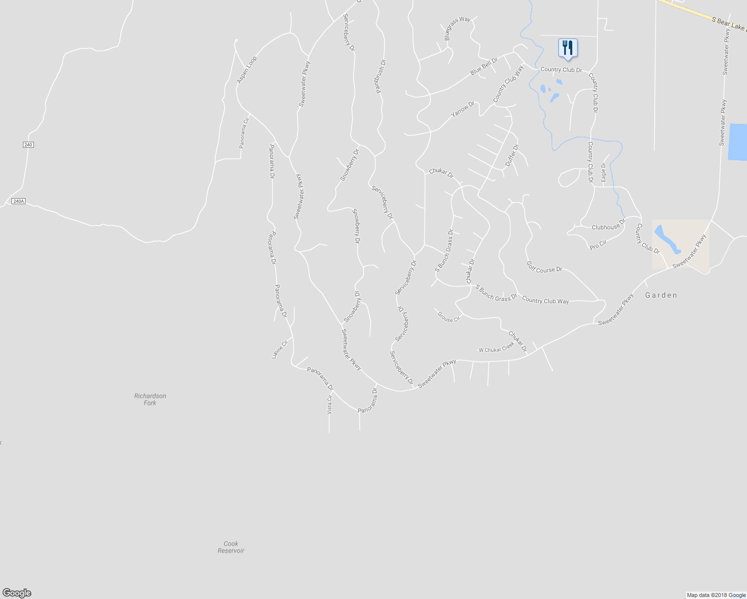 map of restaurants, bars, coffee shops, grocery stores, and more near 3212 Snowshoe Circle in Garden City