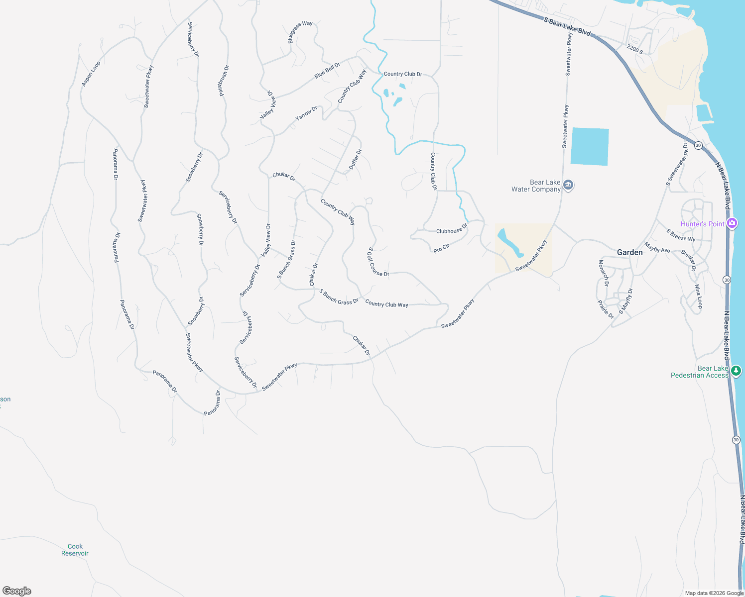 map of restaurants, bars, coffee shops, grocery stores, and more near 3066 Country Club Way in Garden City