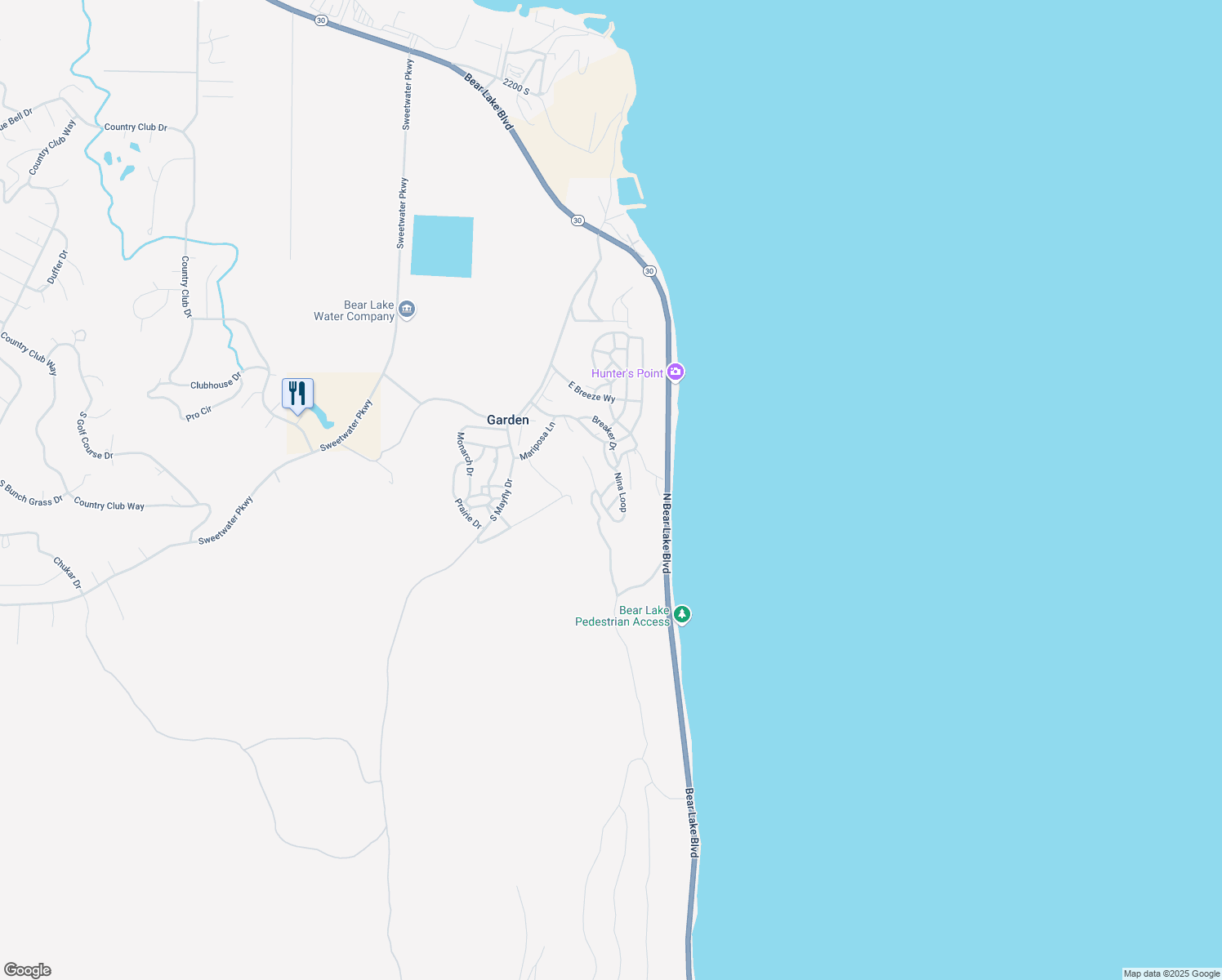 map of restaurants, bars, coffee shops, grocery stores, and more near 3223 Nina Loop in Garden City
