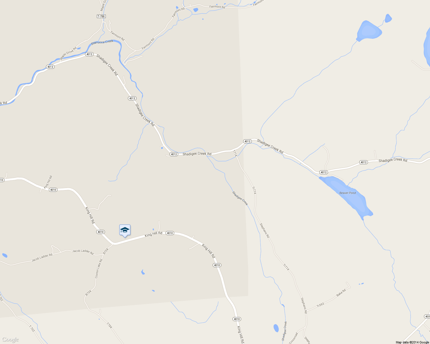 map of restaurants, bars, coffee shops, grocery stores, and more near 535 Shadigee Creek Rd in Starrucca