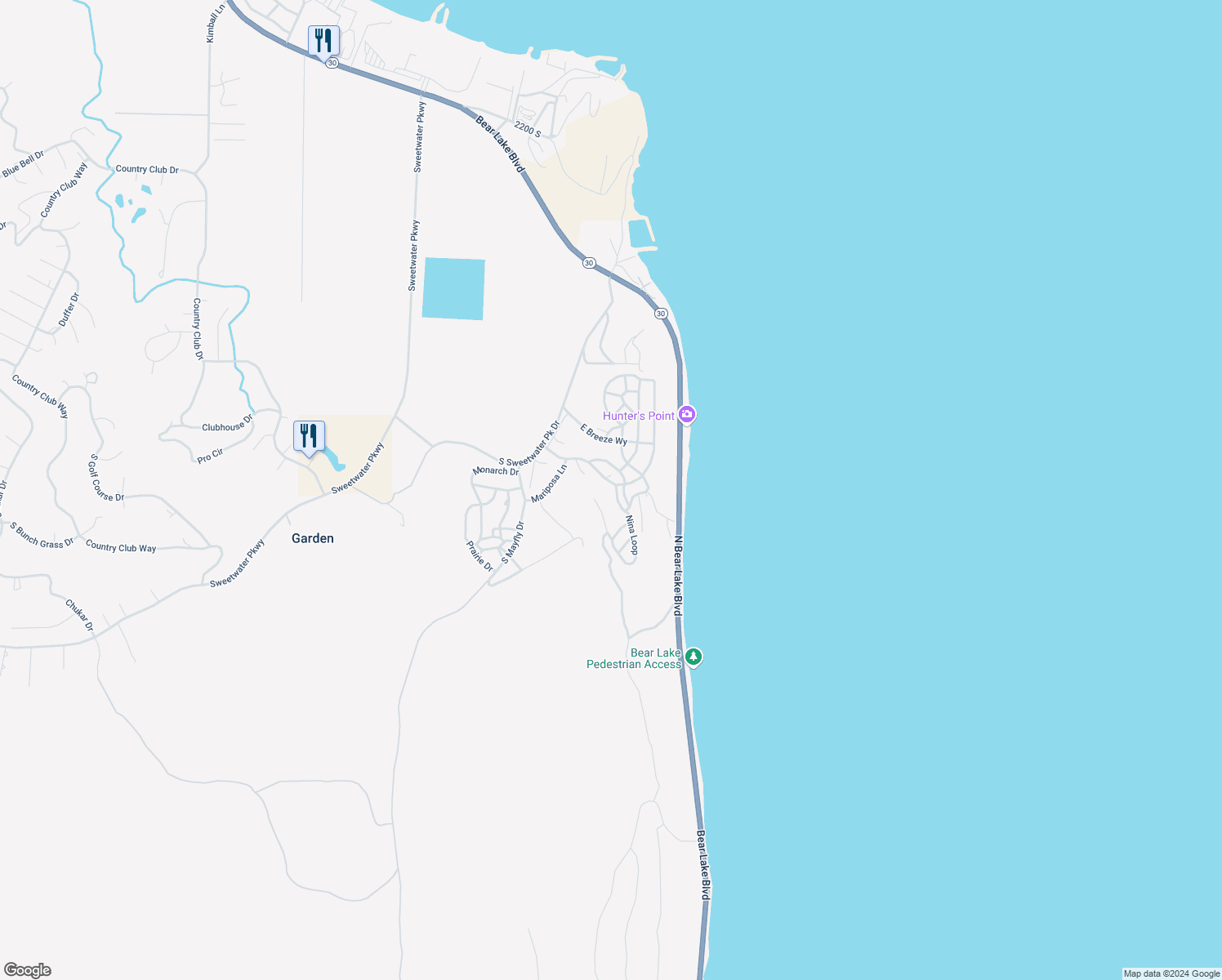 map of restaurants, bars, coffee shops, grocery stores, and more near 972 Ridgeway Loop in Garden City