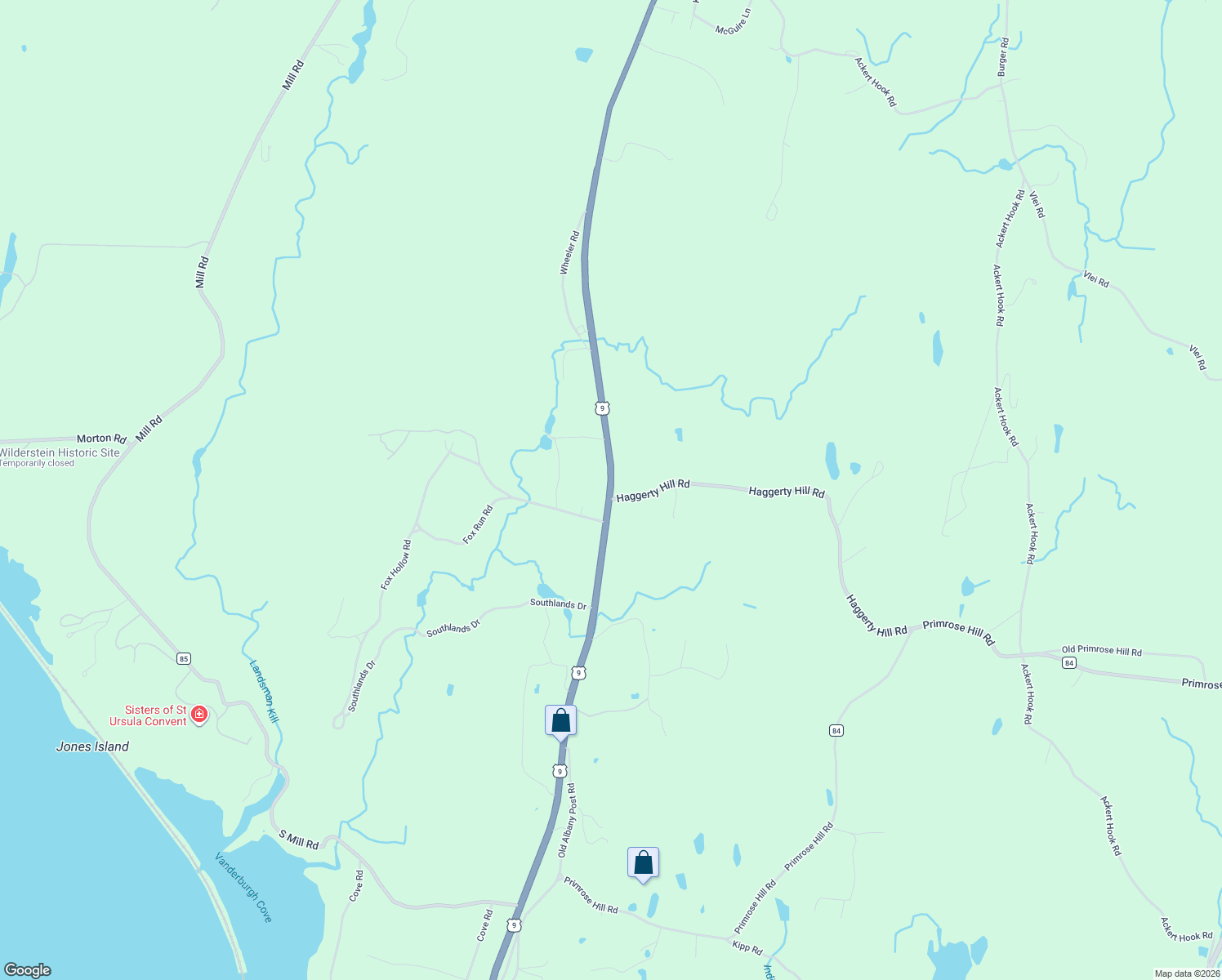 map of restaurants, bars, coffee shops, grocery stores, and more near 5902 U.S. 9 in Rhinebeck