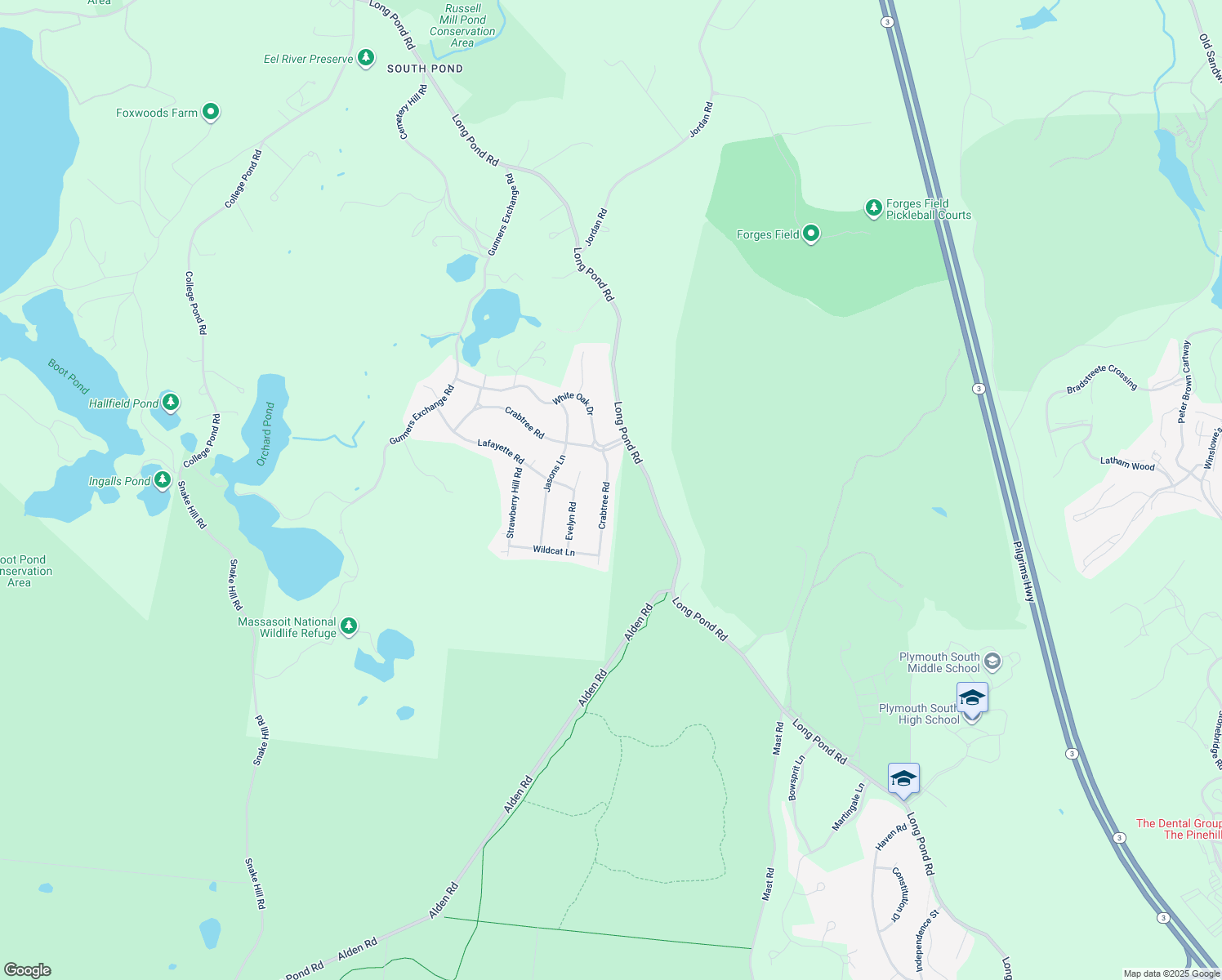 map of restaurants, bars, coffee shops, grocery stores, and more near 52 Crabtree Road in Plymouth