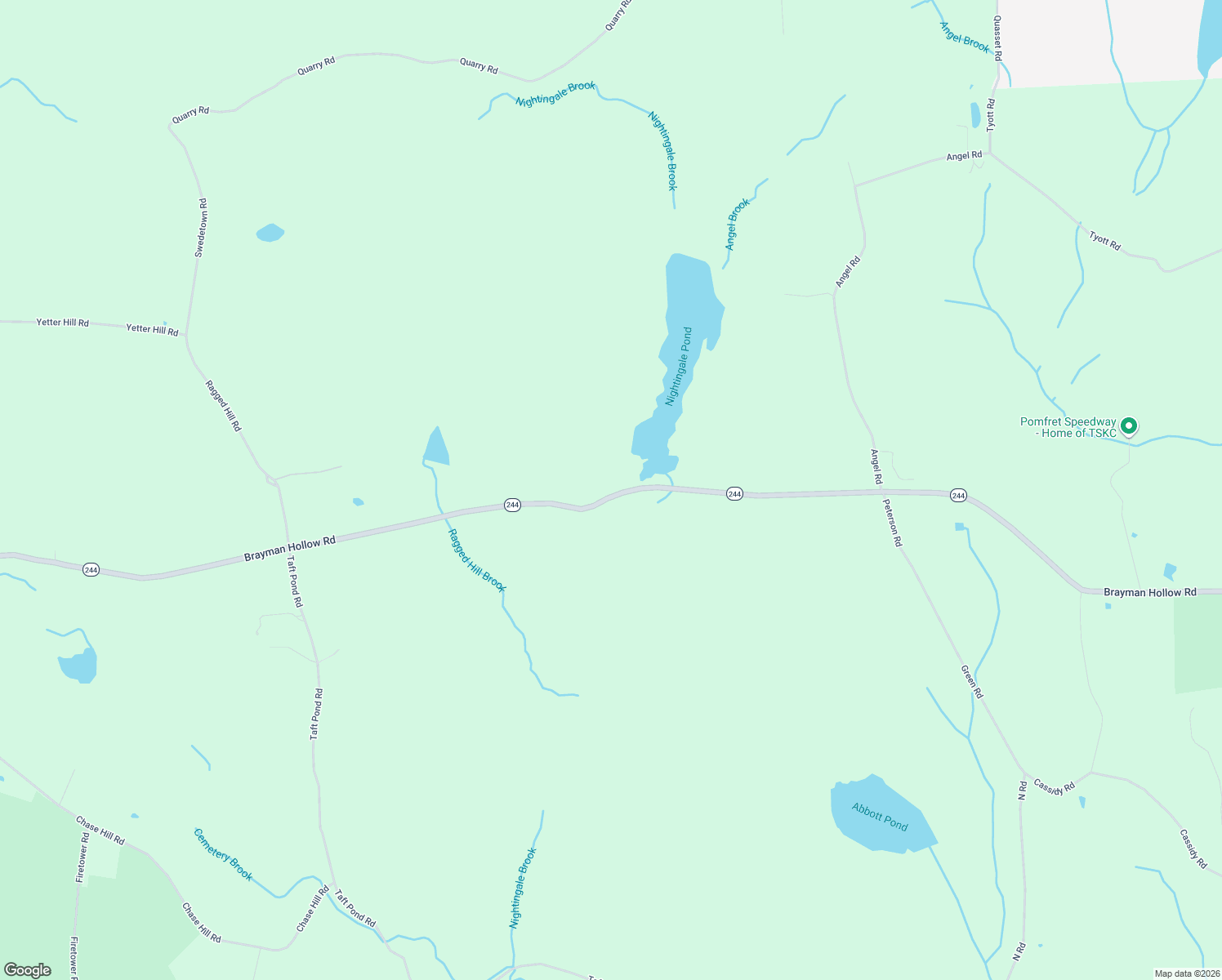 map of restaurants, bars, coffee shops, grocery stores, and more near 455 Brayman Hollow Road in Pomfret