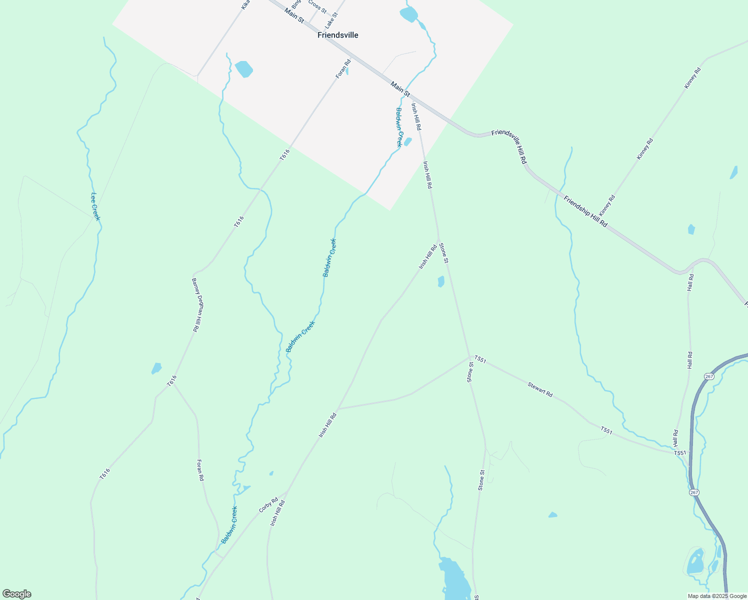 map of restaurants, bars, coffee shops, grocery stores, and more near 6641 Irish Hill Road in Friendsville