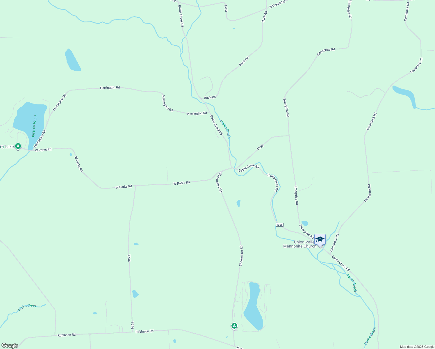 map of restaurants, bars, coffee shops, grocery stores, and more near 2039 West Parks Road in Ulster