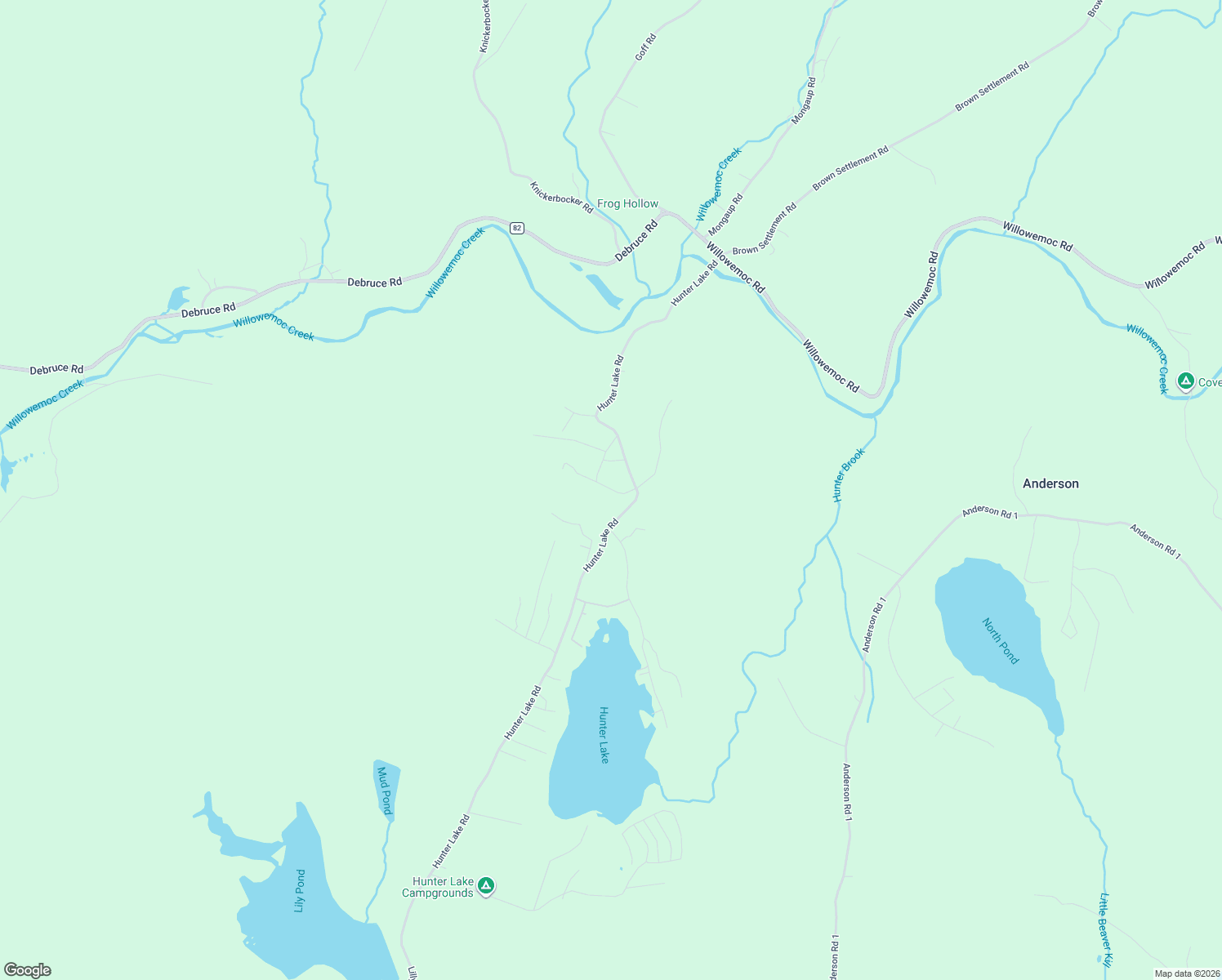 map of restaurants, bars, coffee shops, grocery stores, and more near 38 Mountain Terrace Road in Parksville