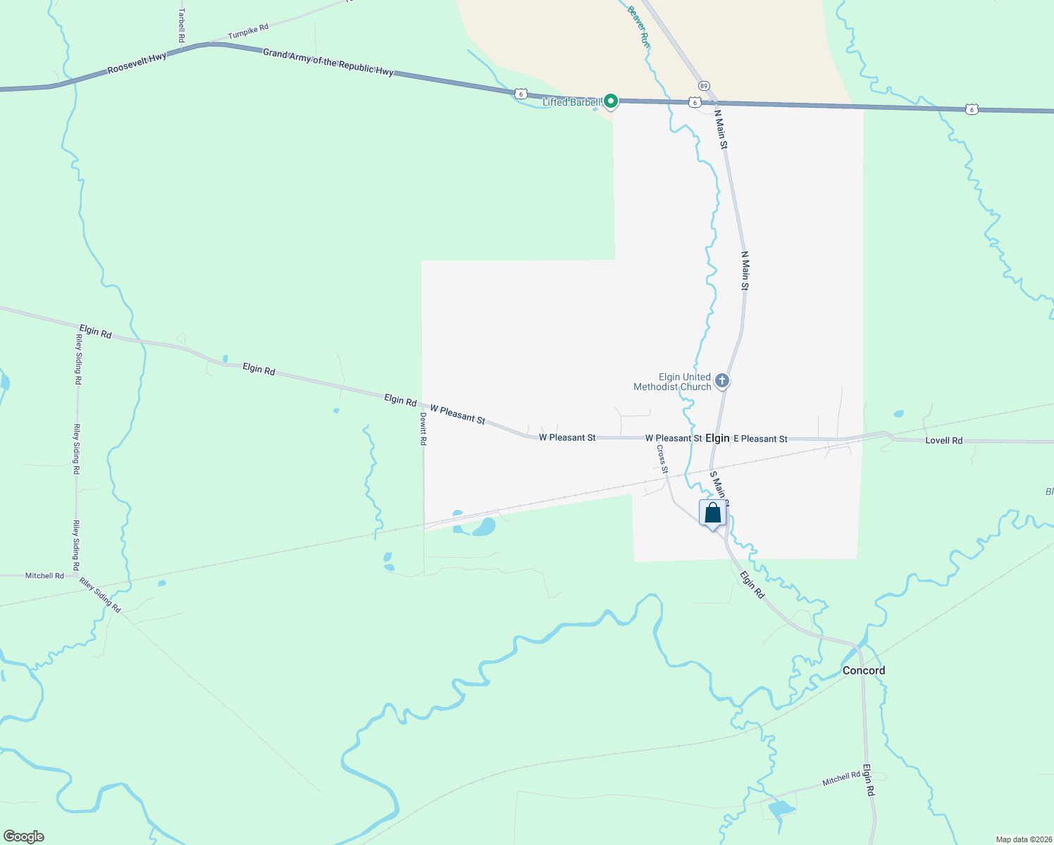 map of restaurants, bars, coffee shops, grocery stores, and more near 11180 West Pleasant Street in Corry