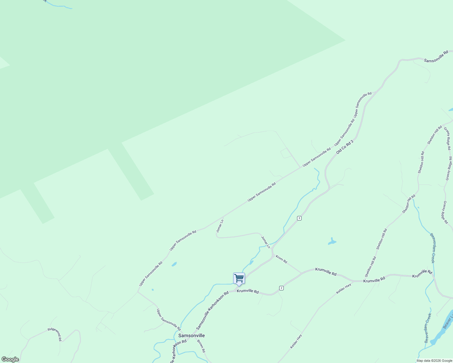 map of restaurants, bars, coffee shops, grocery stores, and more near 252 Upper Samsonville Road in Olivebridge