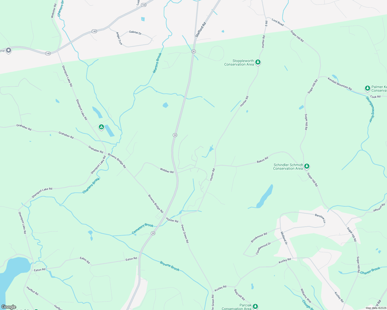 map of restaurants, bars, coffee shops, grocery stores, and more near 7 Amelia Lane in Tolland