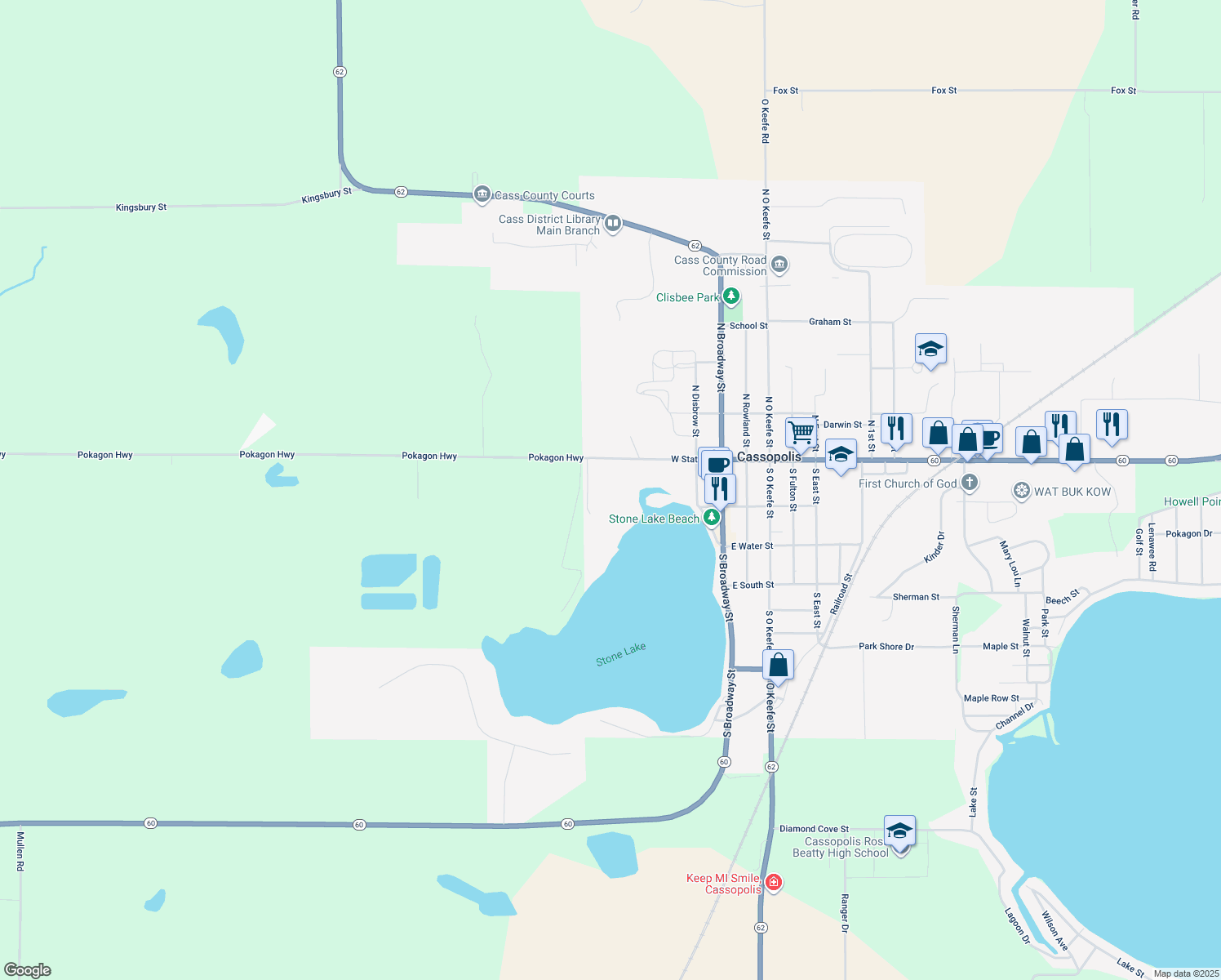 145 Stone Lake Street, Cassopolis MI Walk Score