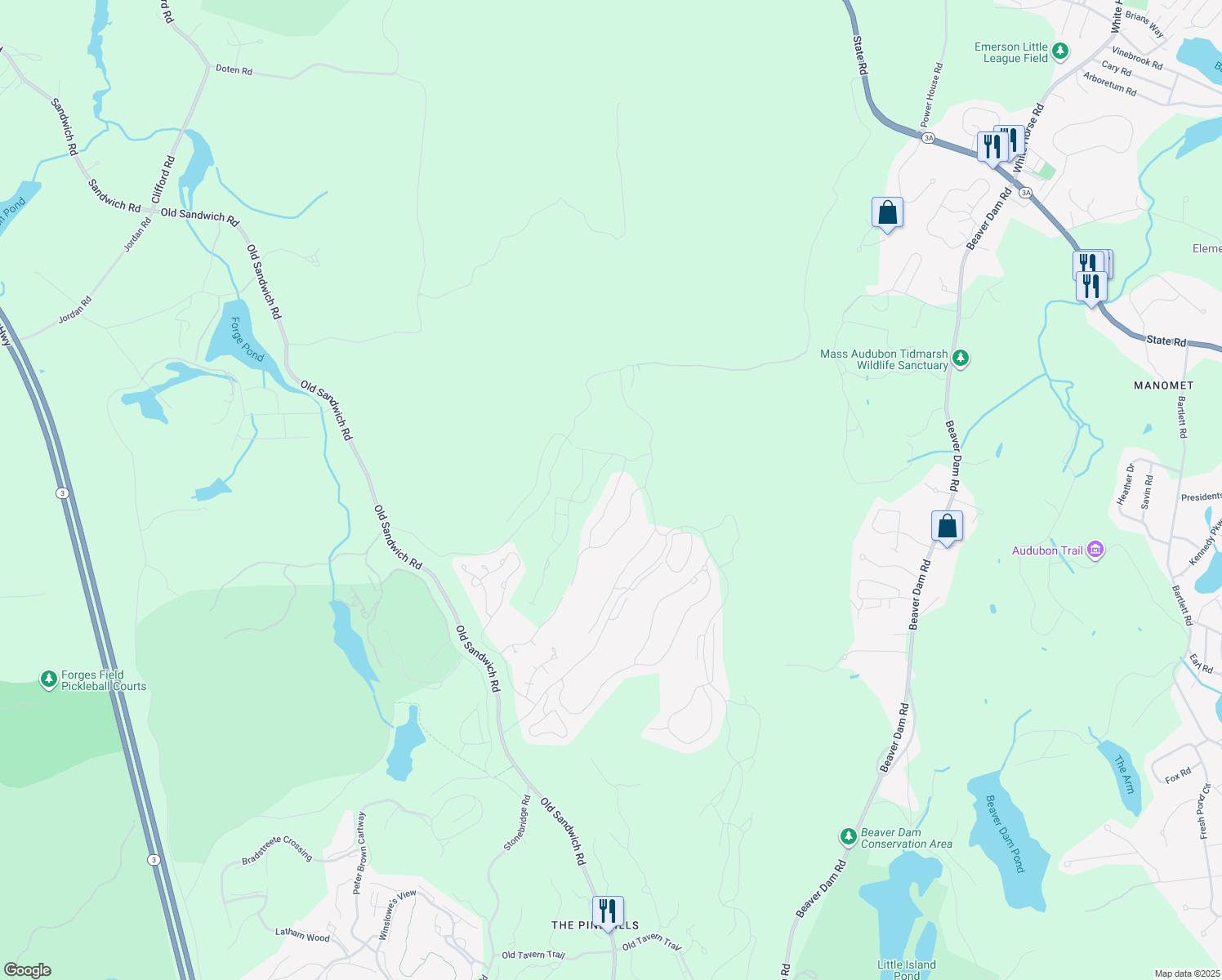 map of restaurants, bars, coffee shops, grocery stores, and more near 38 Birmingham in Plymouth
