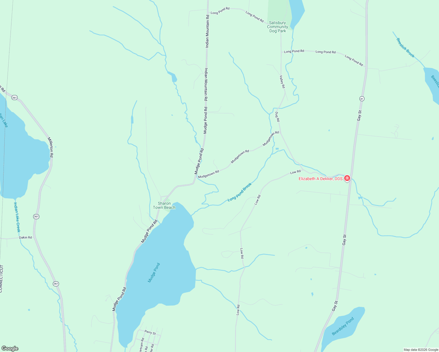 map of restaurants, bars, coffee shops, grocery stores, and more near 7 Mudgetown Rd in Sharon