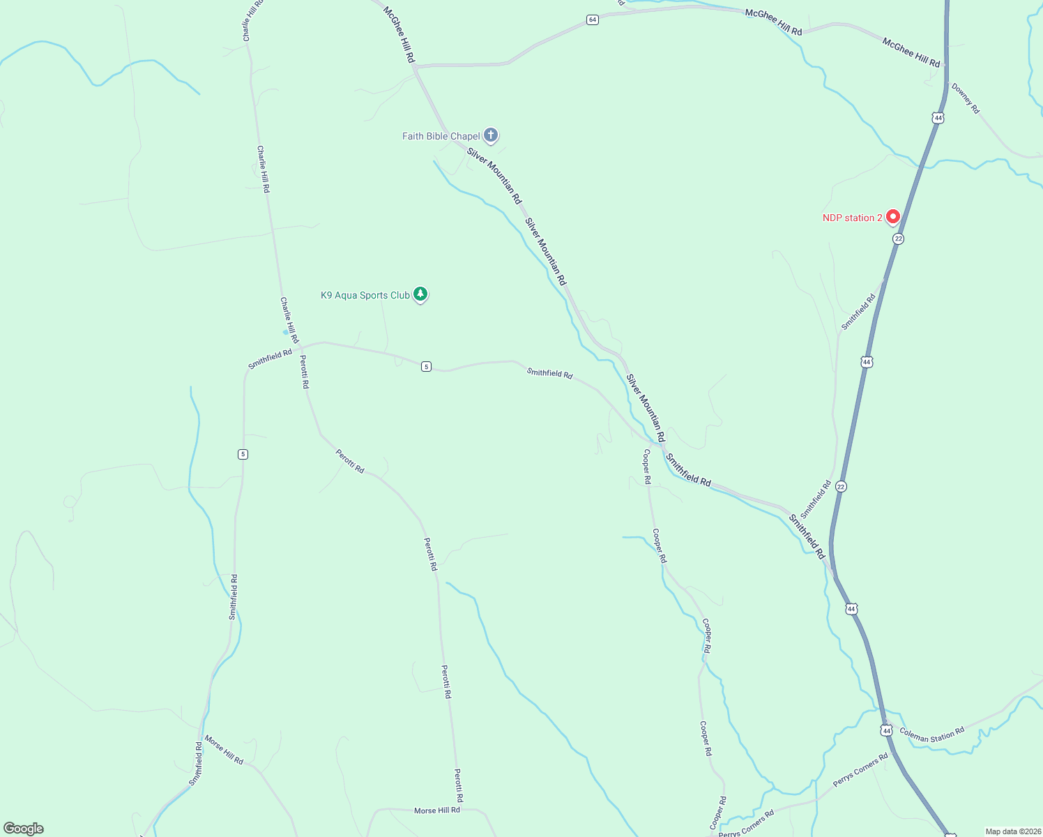 map of restaurants, bars, coffee shops, grocery stores, and more near 710 Smithfield Rd in Millerton