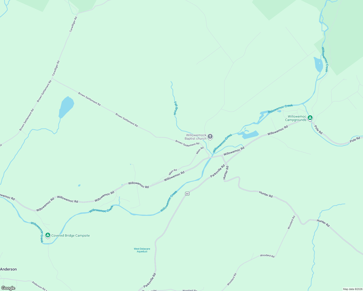 map of restaurants, bars, coffee shops, grocery stores, and more near 335-337 Brown Settlement Road in Livingston Manor