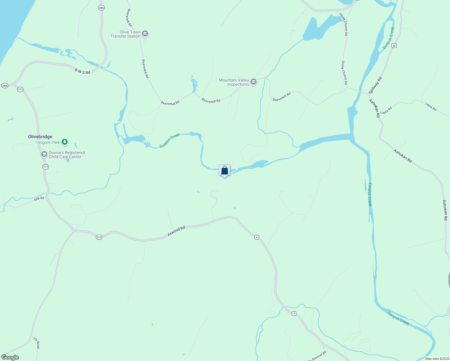 map of restaurants, bars, coffee shops, grocery stores, and more near 44 Pine Cove Rd in Stone Ridge