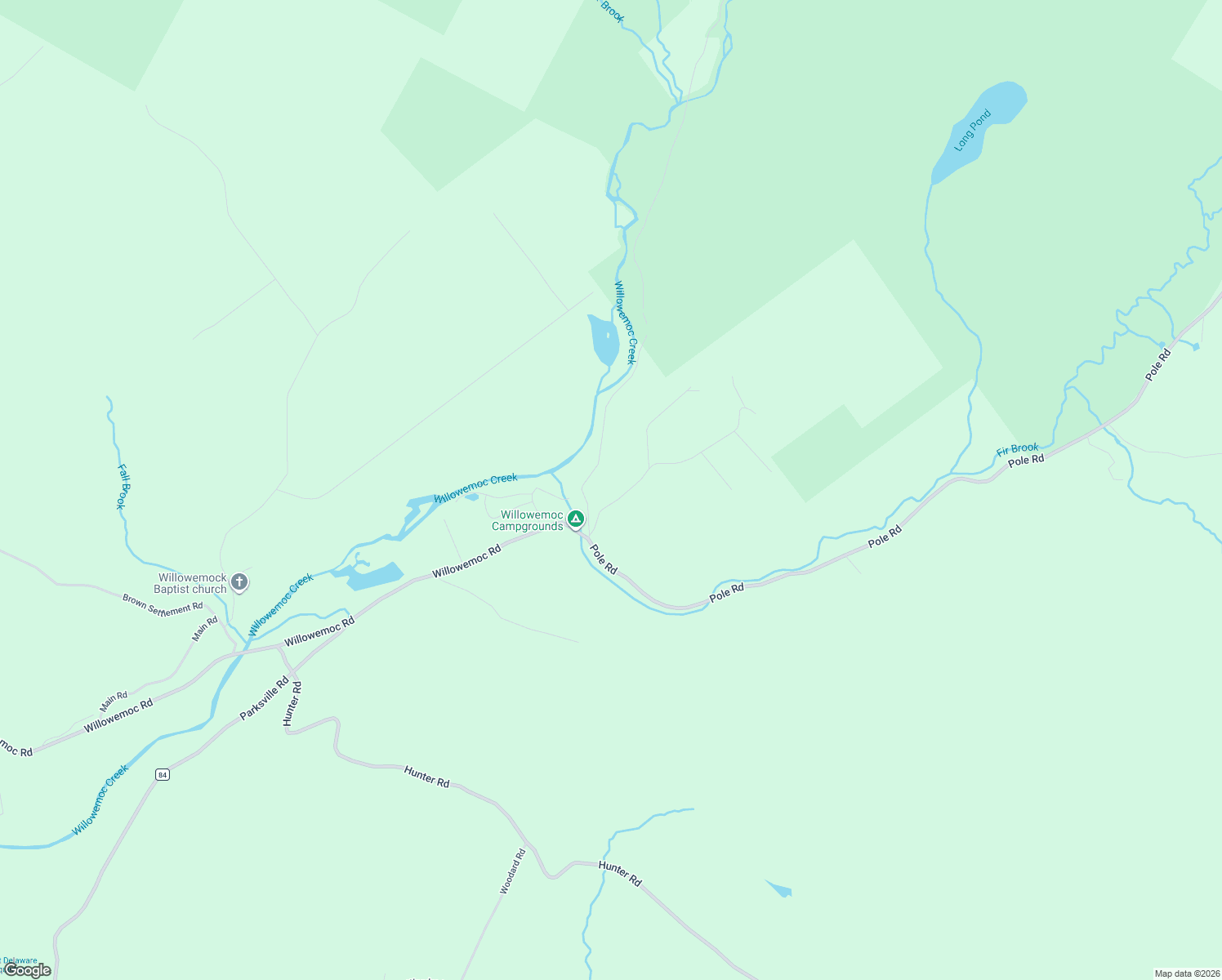 map of restaurants, bars, coffee shops, grocery stores, and more near 21 Browns Road in Livingston Manor
