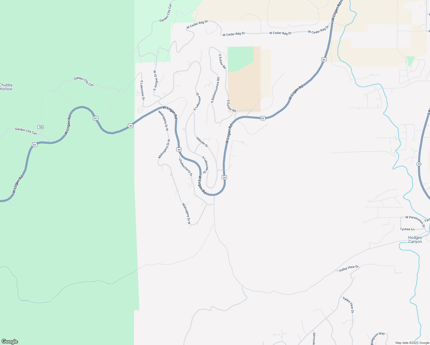 map of restaurants, bars, coffee shops, grocery stores, and more near 1234 Lakeview Drive in Garden City