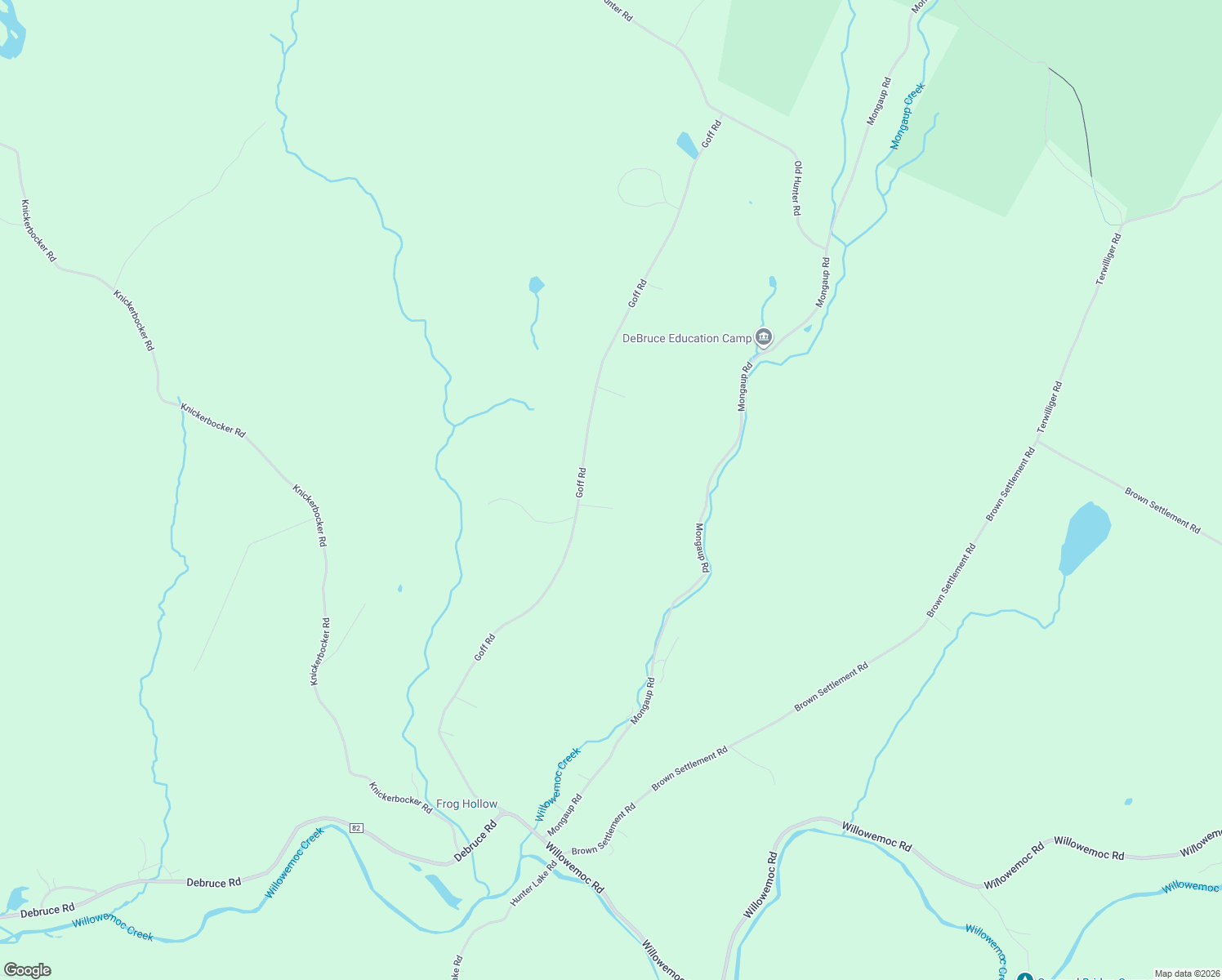 map of restaurants, bars, coffee shops, grocery stores, and more near 226 Goff Rd in Livingston Manor