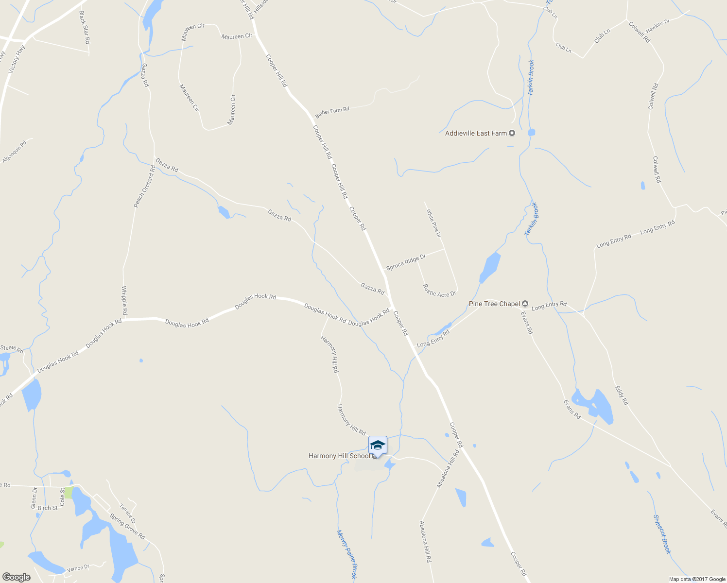 map of restaurants, bars, coffee shops, grocery stores, and more near 26 Gazza Road in Glocester