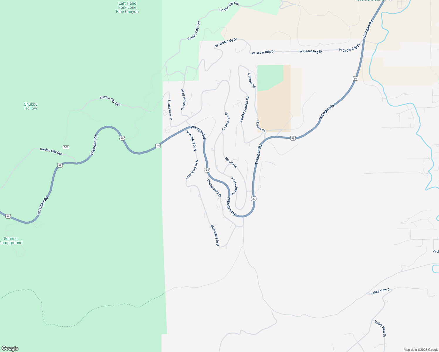map of restaurants, bars, coffee shops, grocery stores, and more near 1115 South Lakeview Drive in Garden City