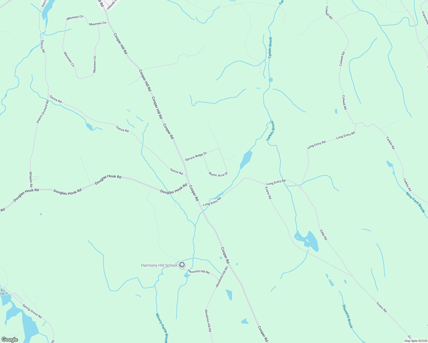 map of restaurants, bars, coffee shops, grocery stores, and more near 36 Rustic Acre Drive in Glocester
