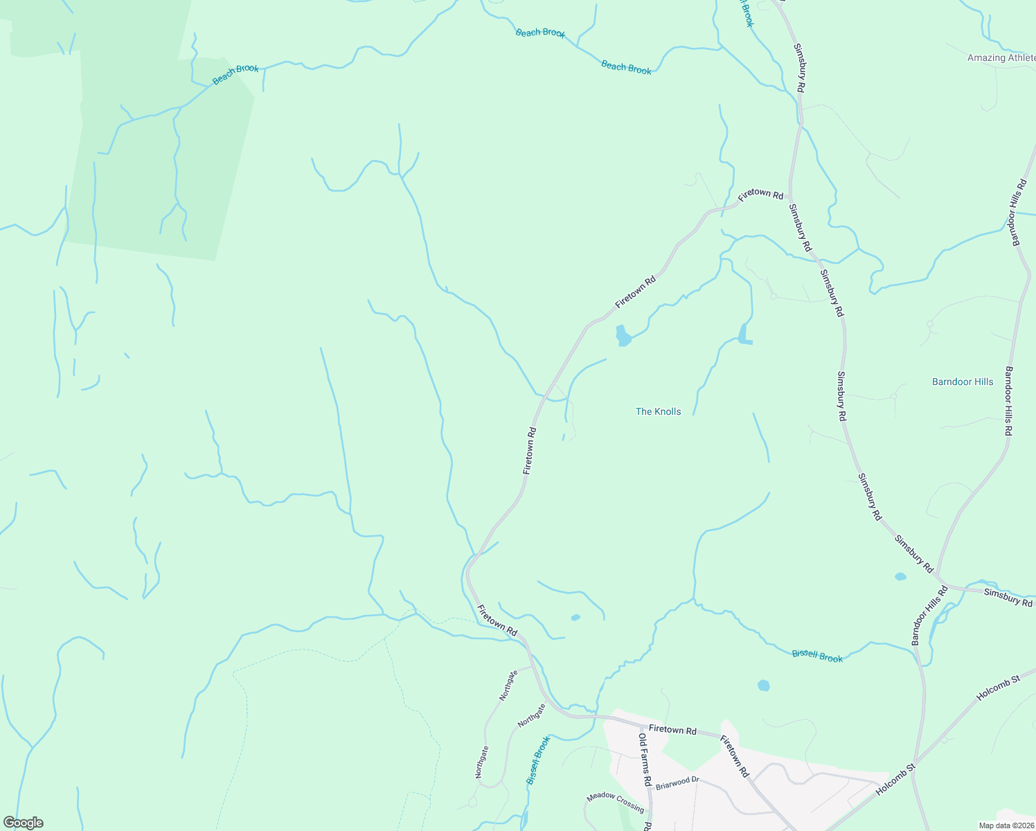 map of restaurants, bars, coffee shops, grocery stores, and more near 127 A Firetown Road in Granby