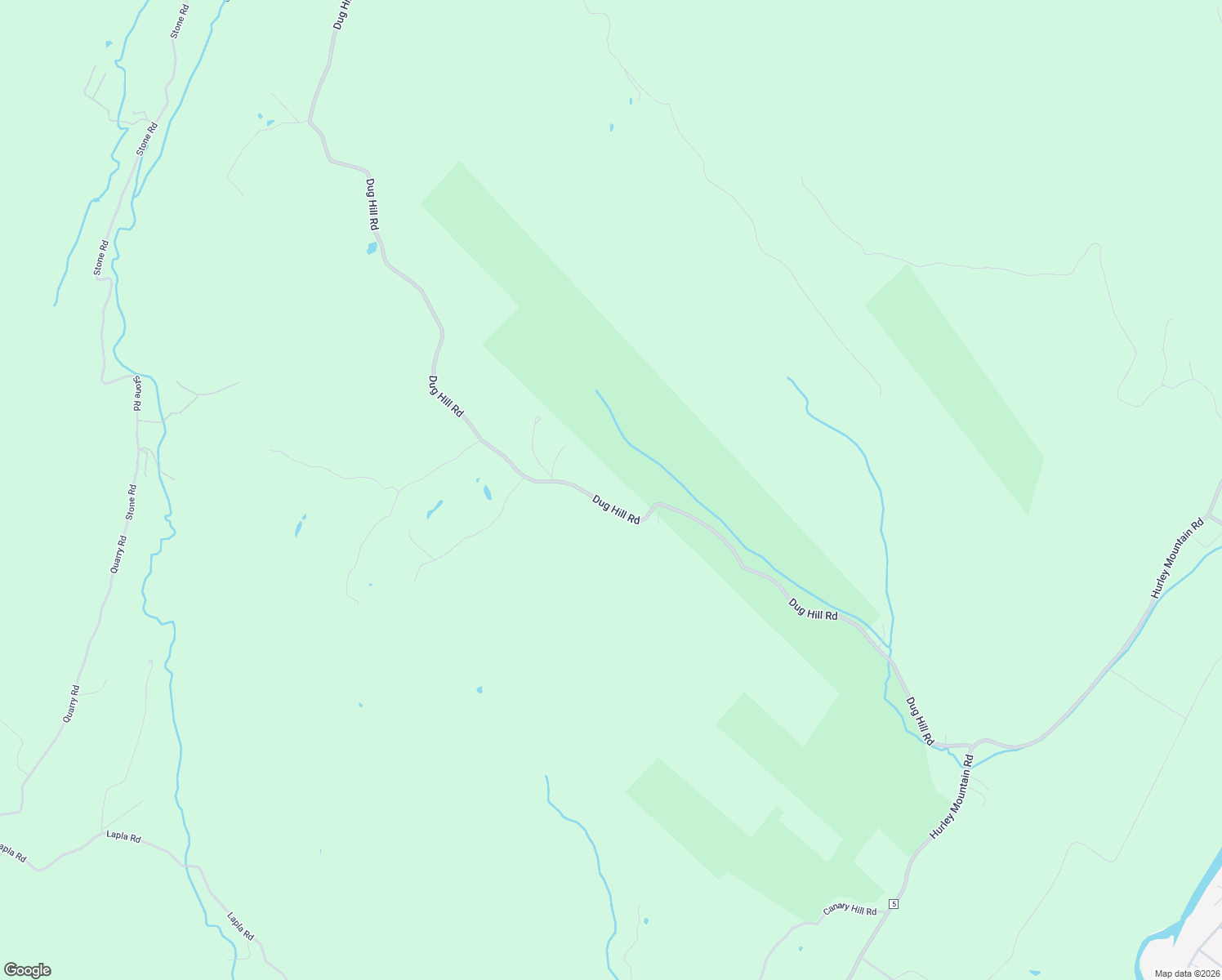 map of restaurants, bars, coffee shops, grocery stores, and more near 288 Dug Hill Rd in Hurley