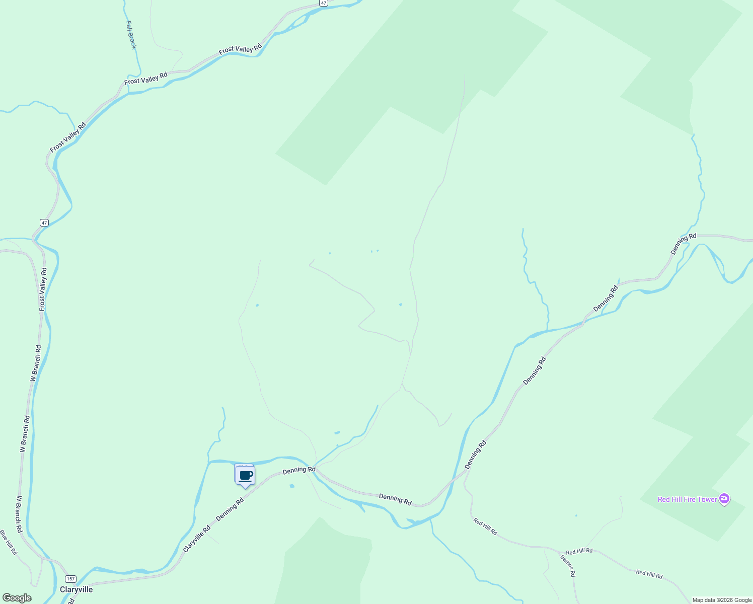 map of restaurants, bars, coffee shops, grocery stores, and more near 116 Voss Road in Ulster County