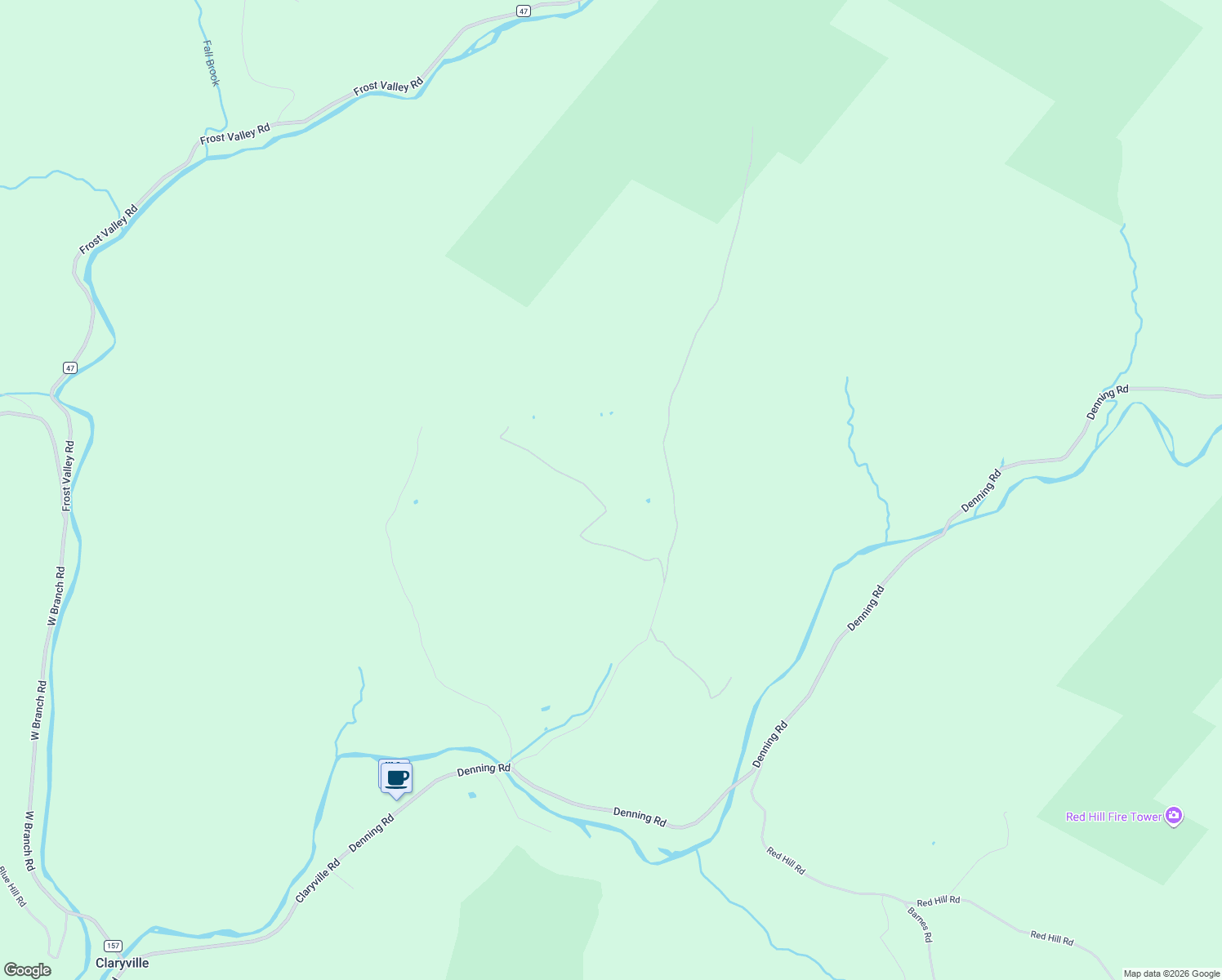 map of restaurants, bars, coffee shops, grocery stores, and more near 116 Voss Road in Claryville