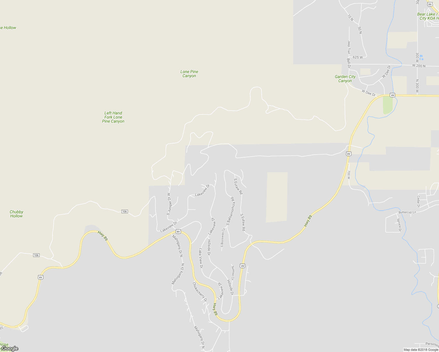 map of restaurants, bars, coffee shops, grocery stores, and more near 519 South Balsamorhiza Road in Garden City