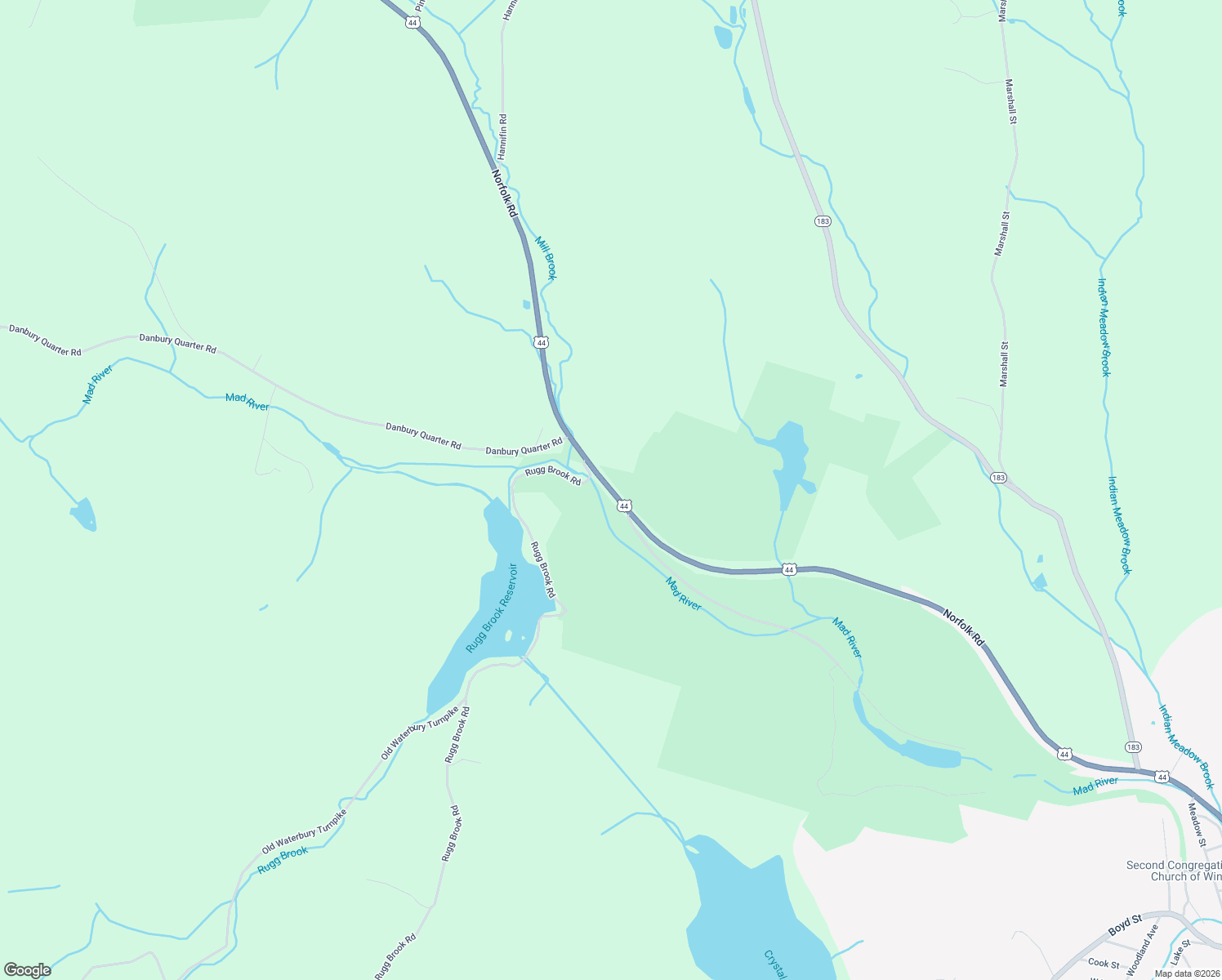 map of restaurants, bars, coffee shops, grocery stores, and more near Norfolk Road in Winchester