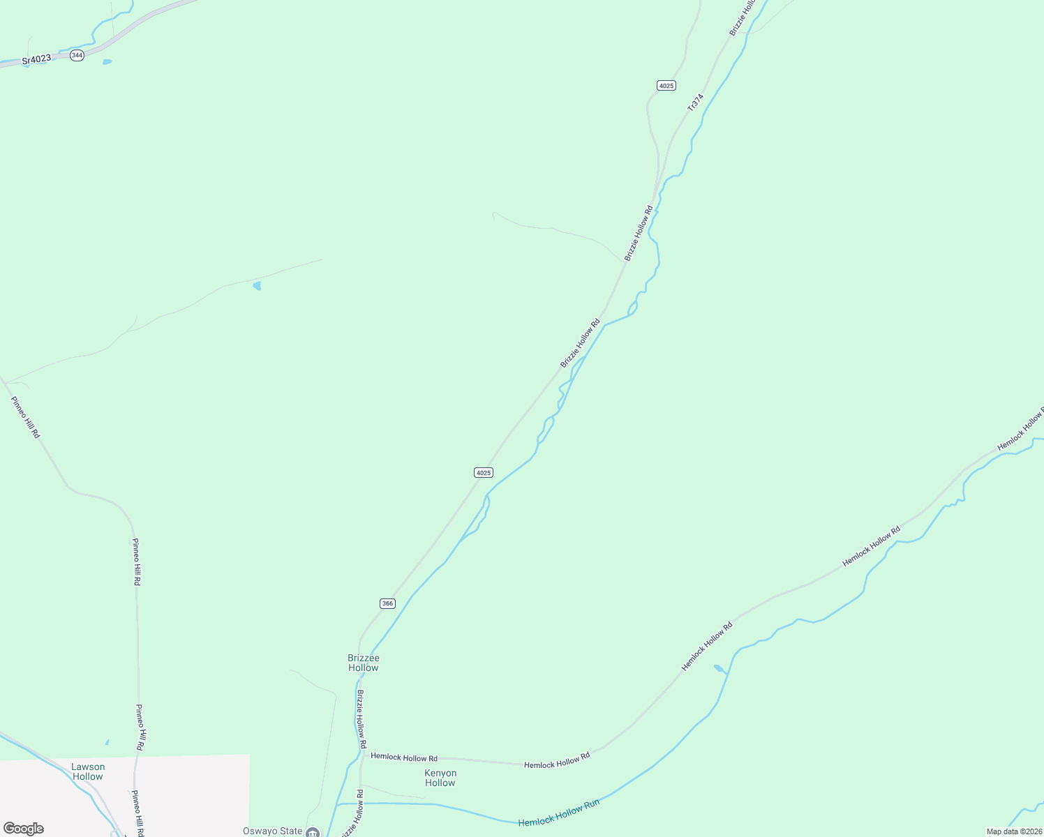 map of restaurants, bars, coffee shops, grocery stores, and more near 677 Brizzie Hollow Road in Coudersport