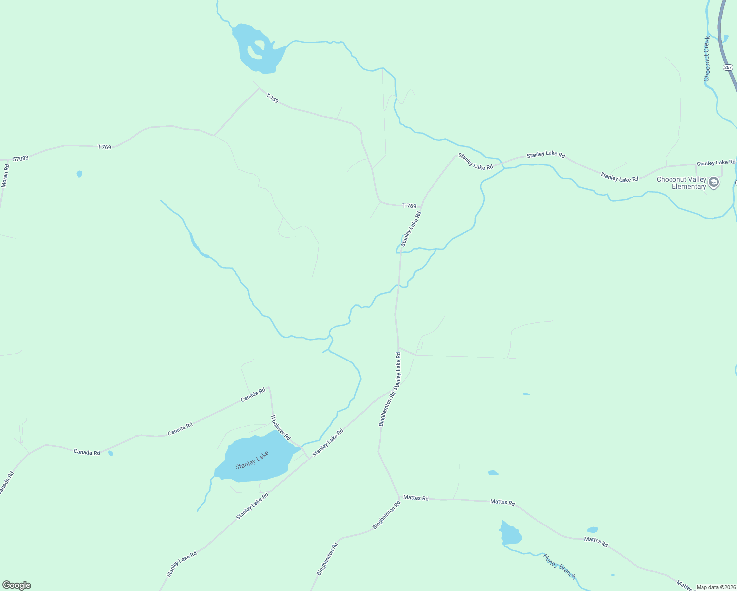 map of restaurants, bars, coffee shops, grocery stores, and more near 2709 Stanley Lake Road in Friendsville