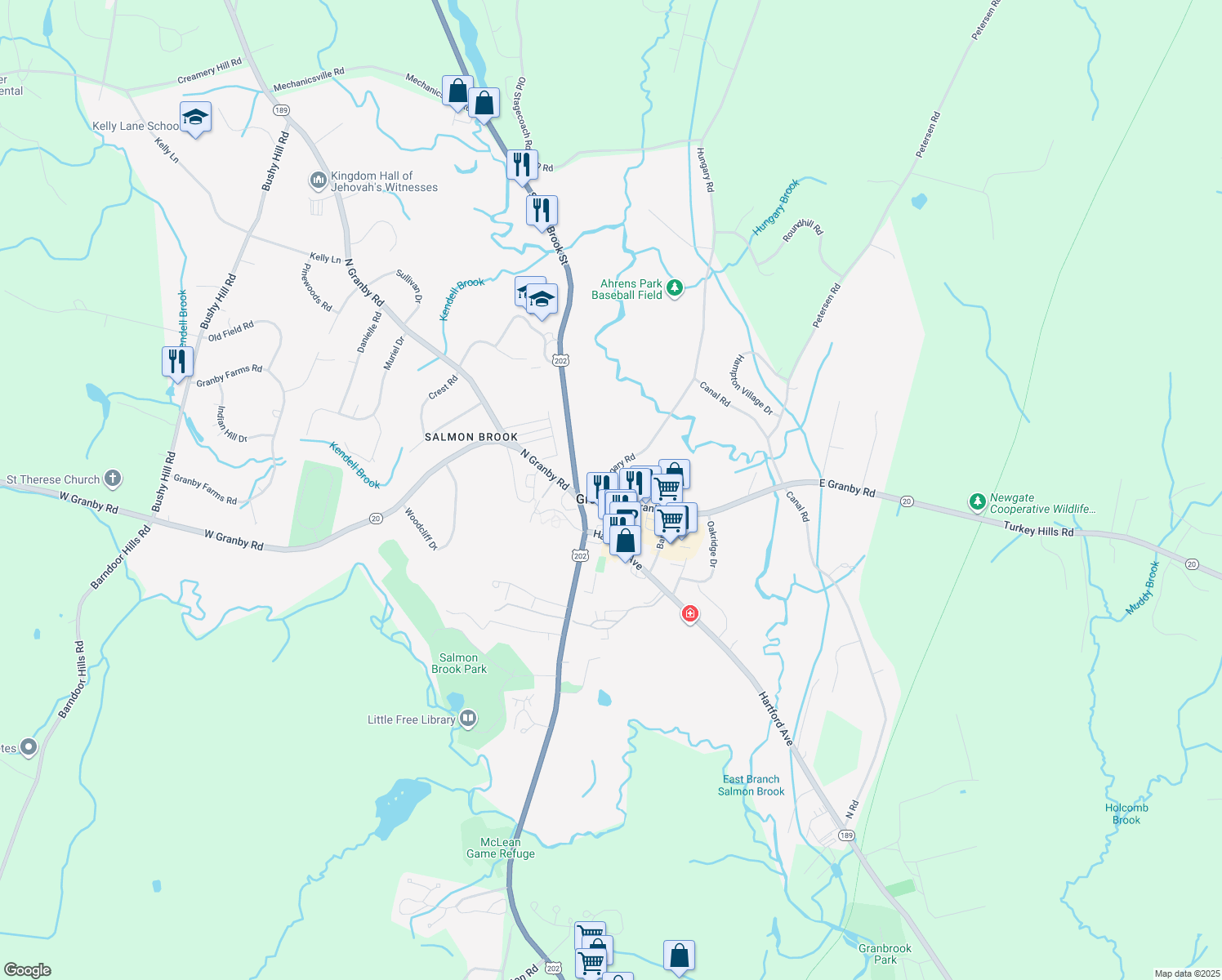 8 East Granby Road, Granby CT Walk Score