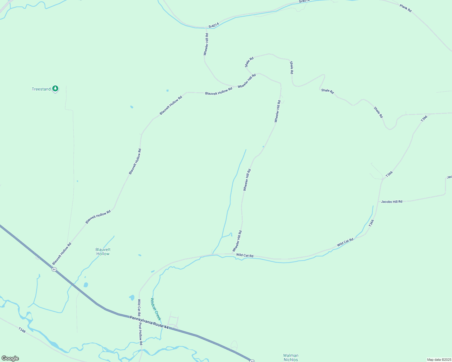 map of restaurants, bars, coffee shops, grocery stores, and more near in Potter County