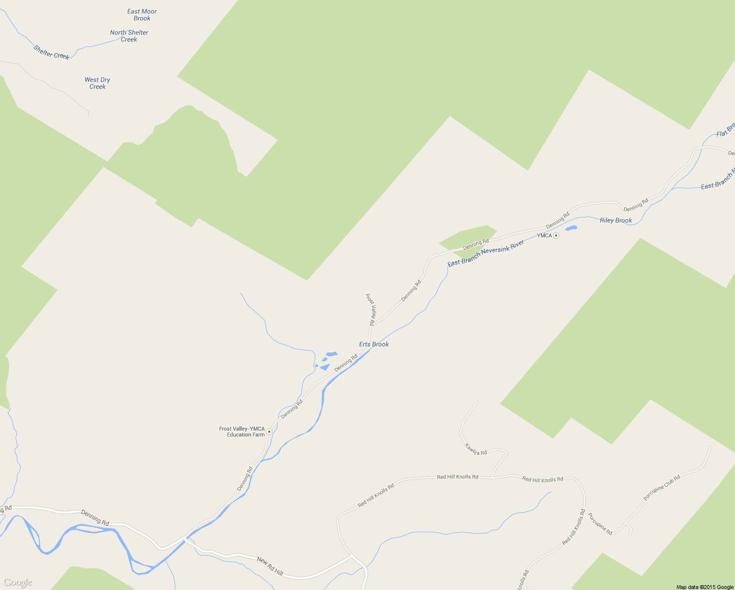 map of restaurants, bars, coffee shops, grocery stores, and more near 38 Frost Valley Road in Claryville
