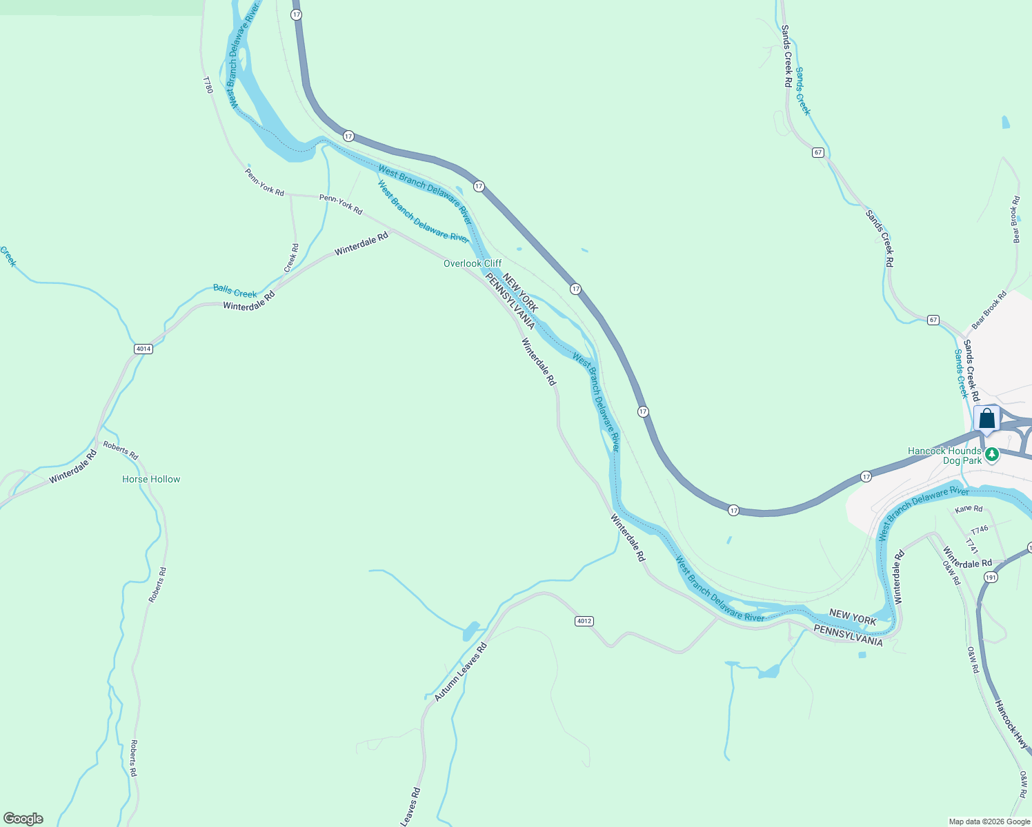 map of restaurants, bars, coffee shops, grocery stores, and more near 992 Winterdale Road in Starlight