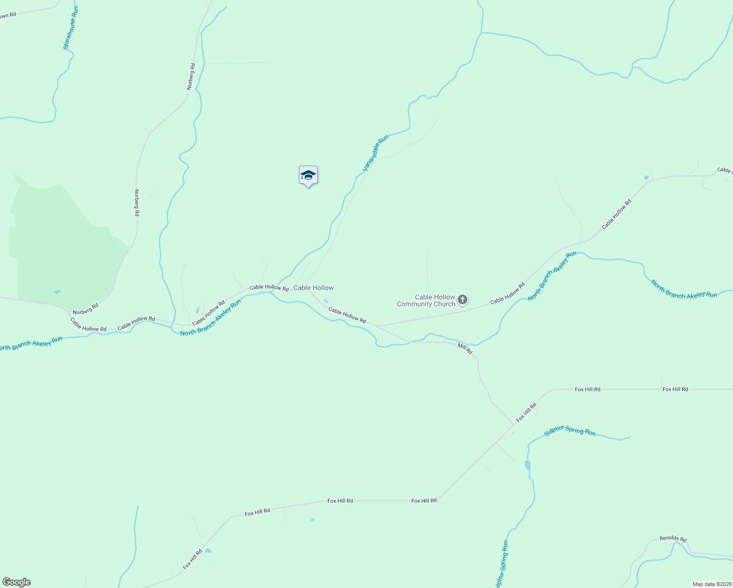 map of restaurants, bars, coffee shops, grocery stores, and more near 2751 Cable Hollow Road in Russell