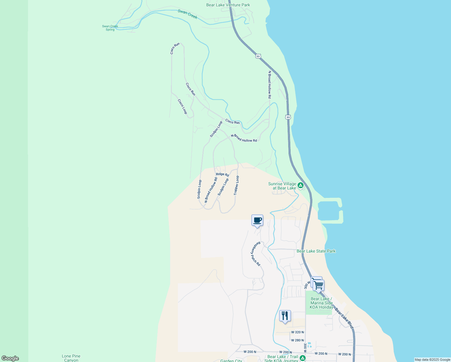 map of restaurants, bars, coffee shops, grocery stores, and more near 1224 Sculpin Loop in Garden City