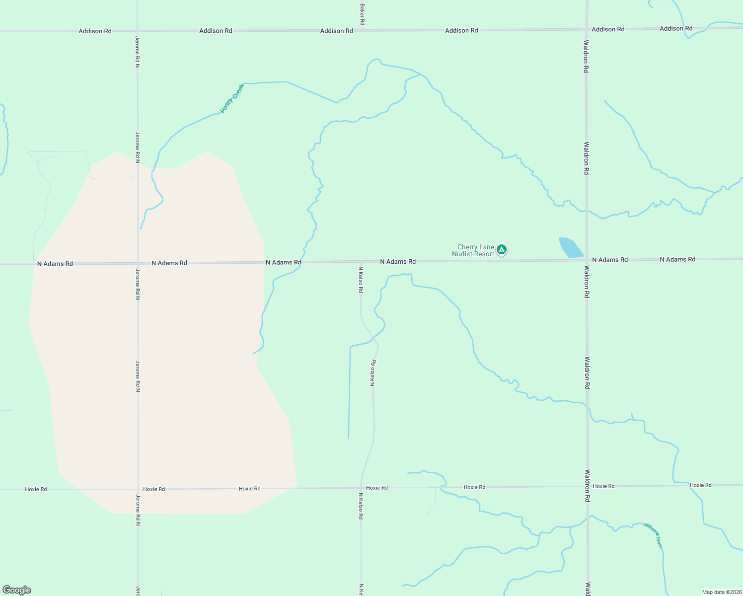 map of restaurants, bars, coffee shops, grocery stores, and more near 4851 North Kelso Road in North Adams