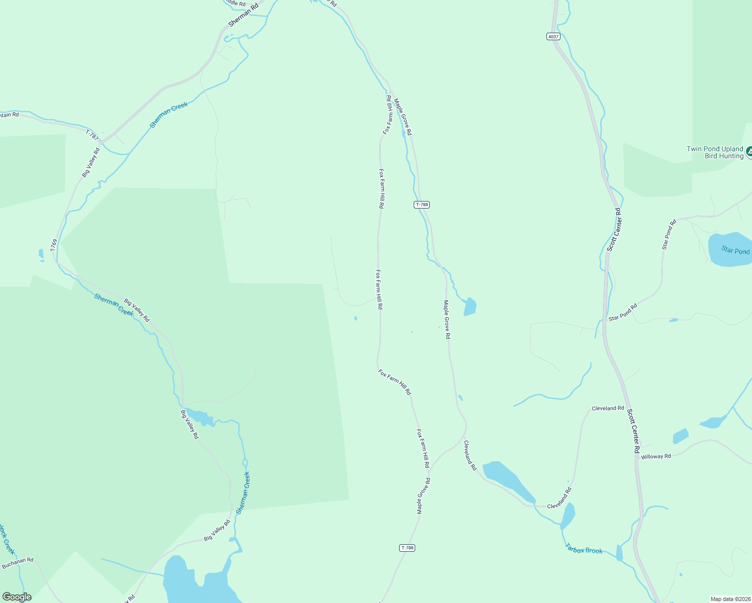map of restaurants, bars, coffee shops, grocery stores, and more near 192 Fox Farm Hill Road in Susquehanna