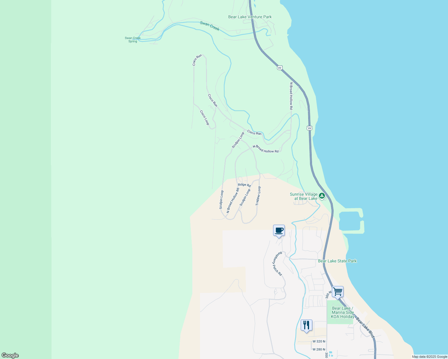 map of restaurants, bars, coffee shops, grocery stores, and more near 1360 Sculpin Loop in Garden City